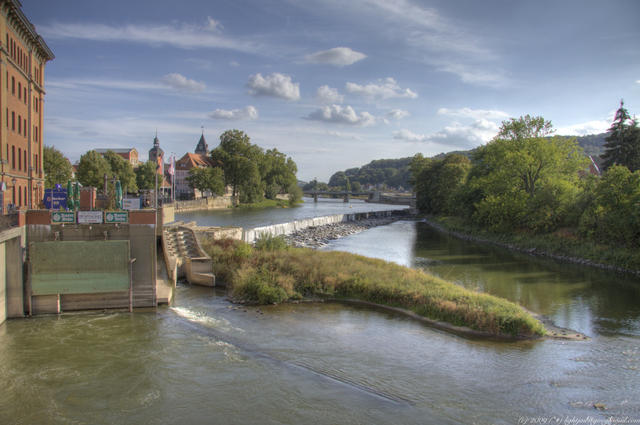 Weserbrücke in Hameln HDR 5476