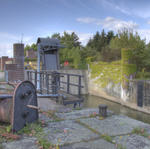 Schleuse auf der Insel in Hameln HDR 5500