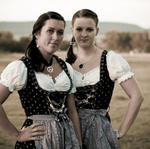 Dirndl Shooting Steffi und Josi 0867-2